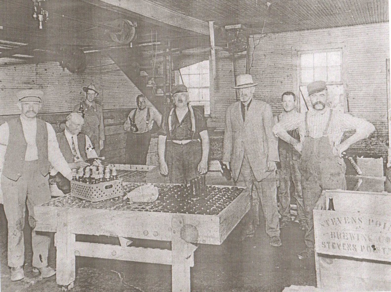 The Stevens Point Brewery bottle works in the 1900_s.jpg